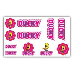 No Label | Fiets frame stickerset Ducky roze
