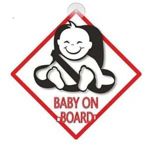 No Label | Baby on board bordje met zuignappen