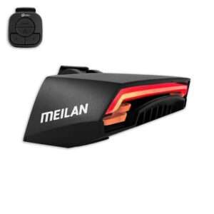 Meilan | Laser achterlicht met Afstandbediening USB X5
