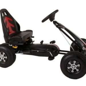 Volare Go Kart Racing Car - Jongens - Groot - Luchtbanden - Zwart