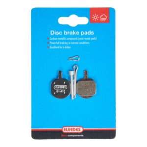 Elvedes | Schijfremblokken Metallic Carbon Zwart set