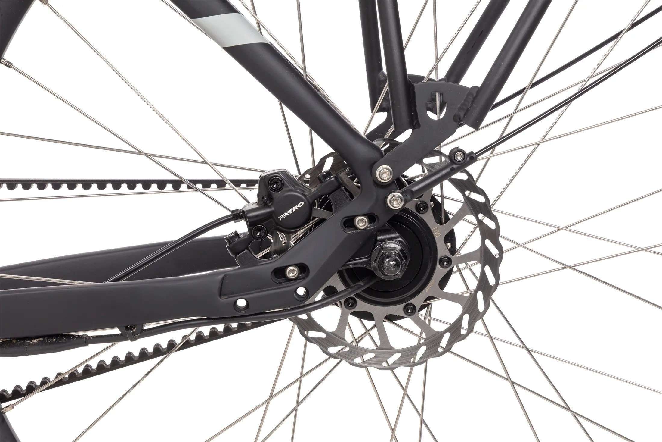 Popal | Electrische Dames Stadsfiets ARC1+ 28 Inch 47 cm Hydraulische schijfrem Matzwart - Afbeelding 5