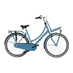 Popal | Dames Transportfiets Daily Dutch Basic+ 28 Inch 47 cm 3V Terugtraprem Lichtblauw