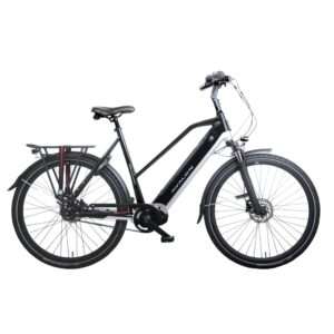 Avalon E-Bikes | Elektrische fiets E-Pro Sport, Zwart-zilver, Framehoogte 49cm, Unisex