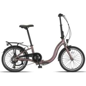 Altec | Vouwfiets Comfort 20 Inch 39 cm Unisex 6V V-Brakes Terracotta