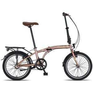 Altec | Vouwfiets Cunda 20 Inch 27 cm Unisex 3V V-Brakes Lavender Gold