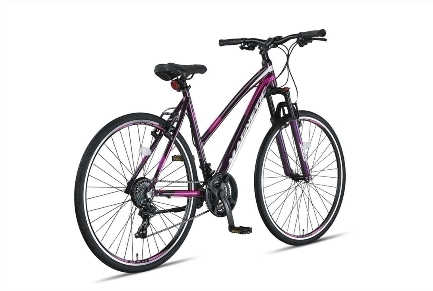 Altec | Dames Stad & Toerfiets Magnetic, 28 Inch, 52 cm, 21V, V-Brakes, Antraciet - Afbeelding 3