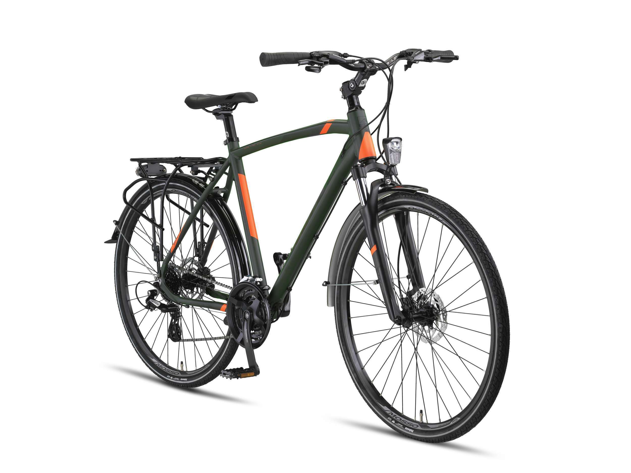 Altec | Heren Stad & Toerfiets Legarda, 28 Inch, 56 cm, 24V, Hydraulische schijfrem, Kaki - Afbeelding 2