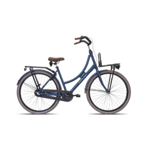 Avalon | Dames Transportfiets Cargo, 28 Inch, 50 cm, 3 versnellingen, Terugtraprem, Mat Blauw