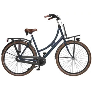 Avalon | Dames Transportfiets Cargo 28 Inch 50 cm 3V Rollerbrake Mat Blauw