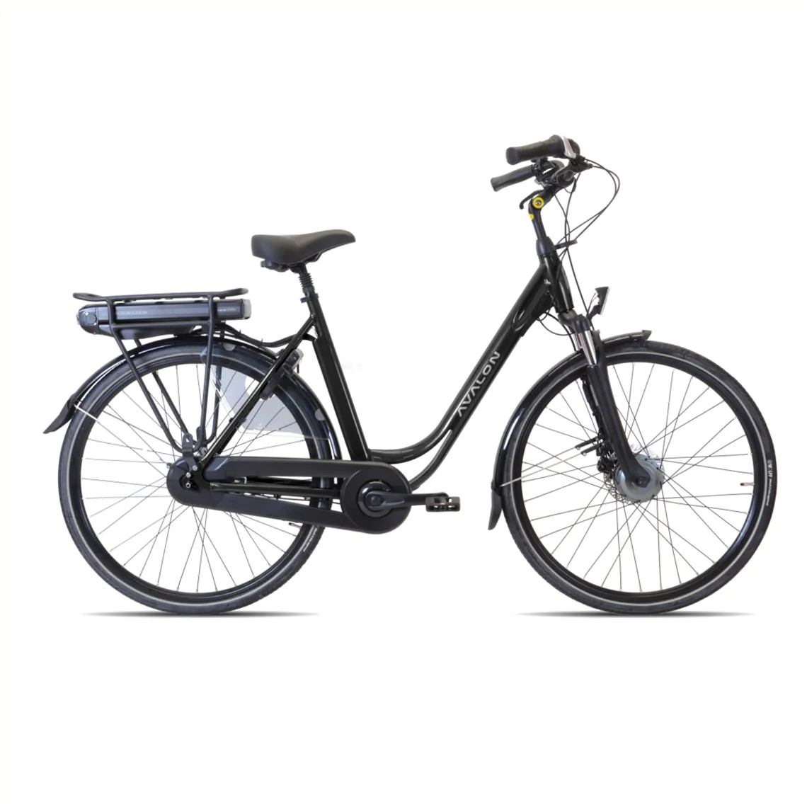 Avalon E-Bikes | Elektrische Damesfiets E-City 28 Inch 49 cm 7V Rollerbrake Zwart