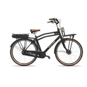 Avalon E-Bikes | Elektrische Heren Transportfiets E-Cargo 28 Inch 52 cm 7V Rollerbrake Matzwart