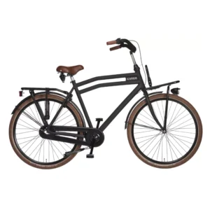 Avalon | Heren Transportfiets Cargo, 28 Inch, 59 cm, 3 versnellingen, Terugtraprem, Mat Zwart