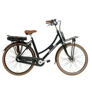 Avalon E-Bikes | Elektrische Dames Transportfiets E-Cargo, 28 Inch, 56 cm, 7V, Rollerbrake, Matzwart