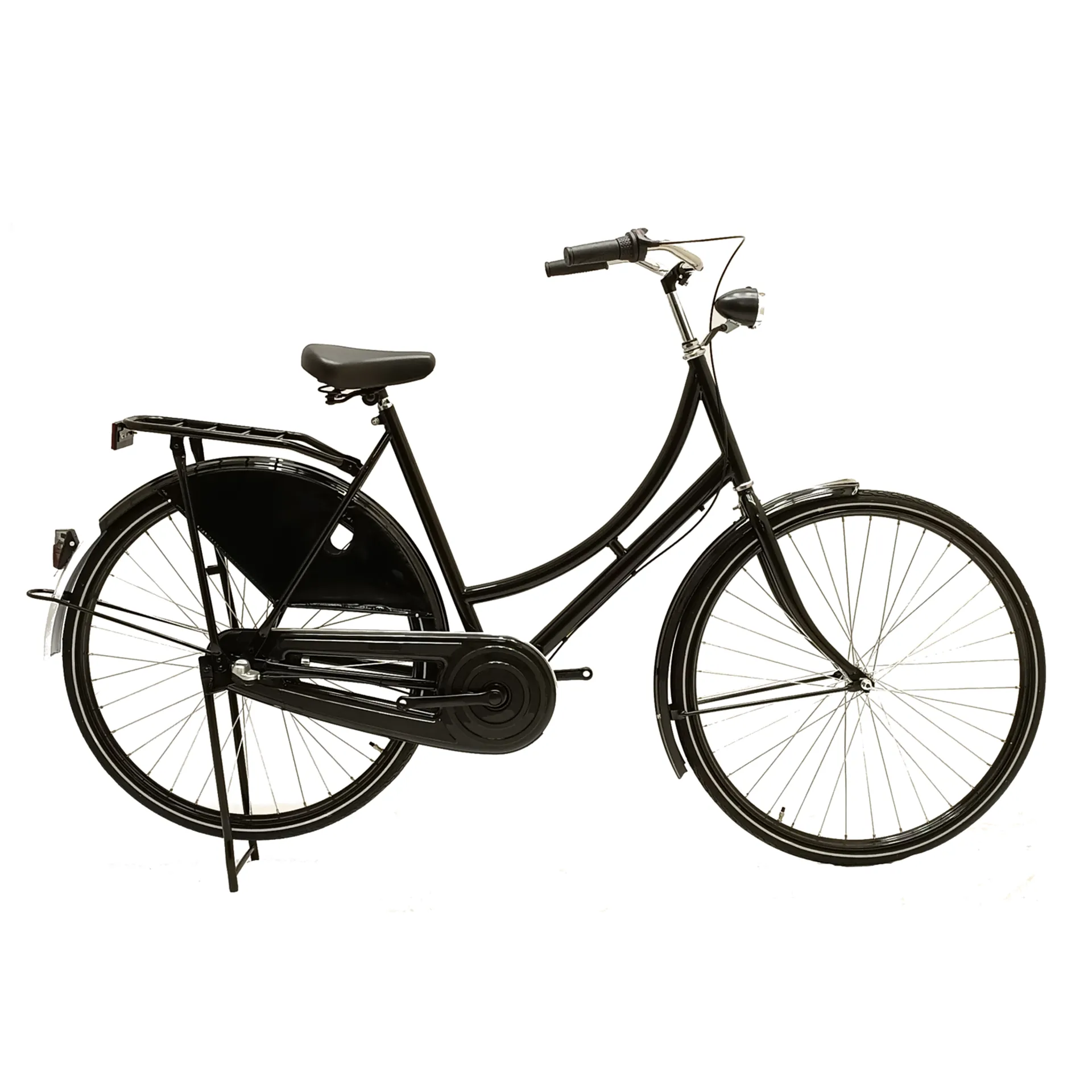 Avalon | Omafiets Classic de Luxe 28 Inch 50 cm Dames 3V Terugtraprem Zwart