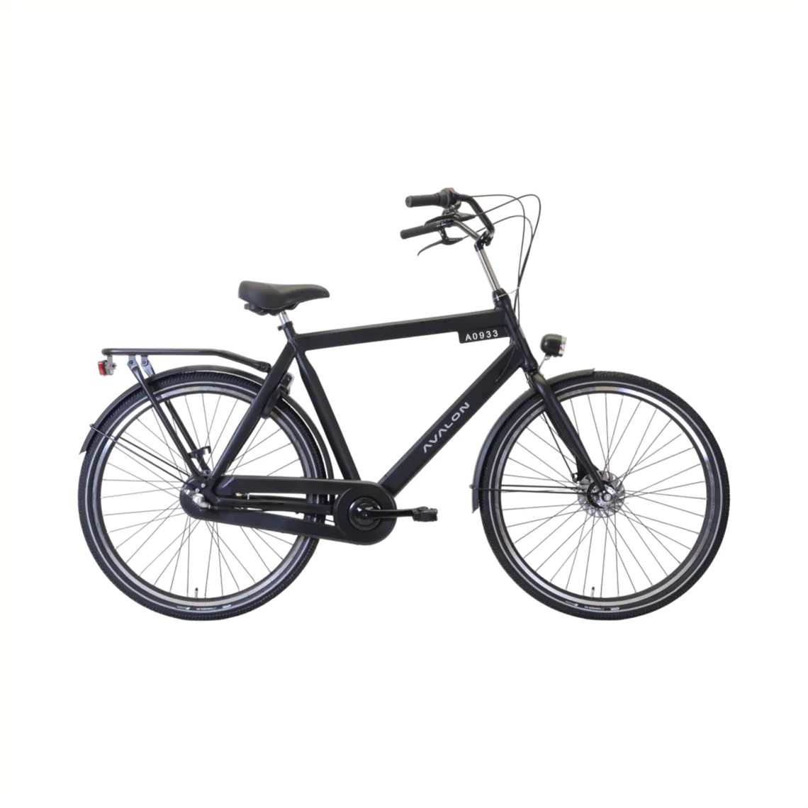 Avalon | Heren Transportfiets Style 28 Inch 58 cm 3V Rollerbrake Zwart