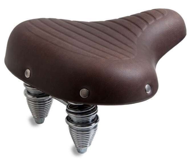 ABI | Cruiser fietszadel 270 x 245 mm unisex bruin