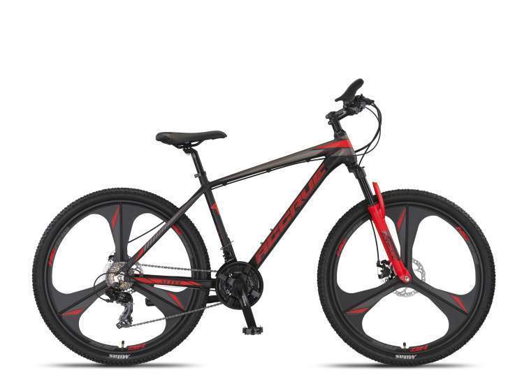 Altec | Mountainbike Accrue 27.5 Inch 45 cm Unisex 21V Mechanische schijfrem Zwart/Rood