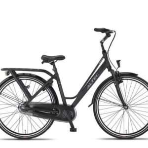 Altec | Dames Stadsfiets Omega 28 Inch 56 cm 7V Rollerbrake Matzwart