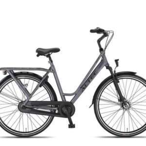 Altec | Dames Stadsfiets Delta Plus 28 Inch 56 cm 3V Rollerbrake Matgrijs