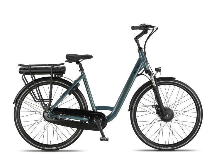 Altec | Electrische Damesfiets Diamond 28 Inch 53 cm 7V Hydraulische schijfrem Blauwgroen