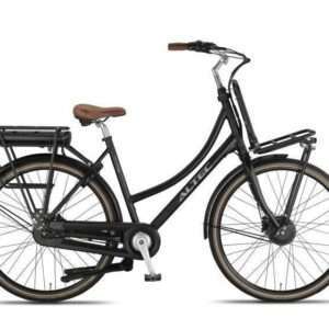 Altec | Elektrische Dames Transportfiets Kratos 28 Inch 53 cm 7V Hydraulische schijfrem Matzwart