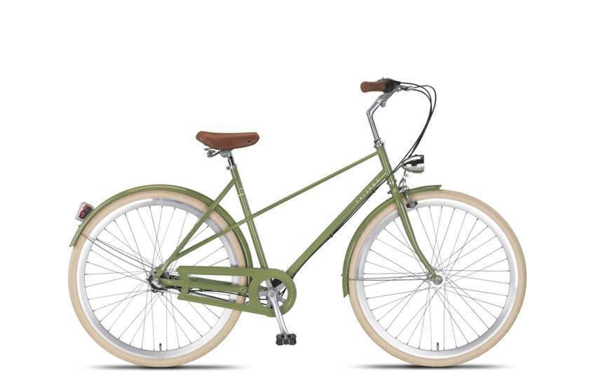 Altec | Dames Stadsfiets Palermo 28 Inch 52 cm 3V V-Brakes Groen/Lichtgroen