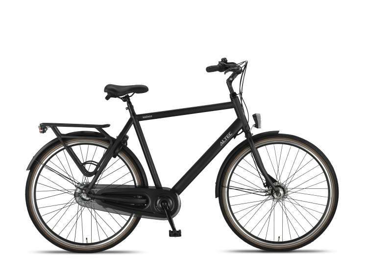 Altec | Heren Stadsfiets Walesa 28 Inch 50 cm 3V Rollerbrake Matzwart