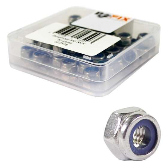 Bofix | Borgmoer M6 RVS 50 Stuks (222316) Zilver