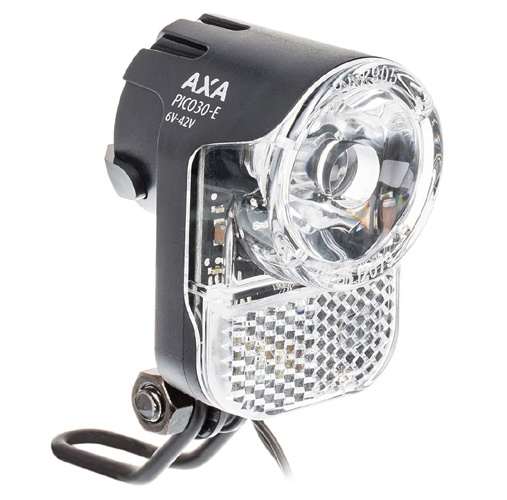AXA | Pico 30-E Switch koplamp LED e-bike zwart