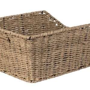 Basil | Fietsmand cento rotan look 45 liter bruin - 20018