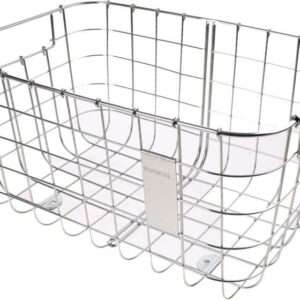 Basil | Fietsmand voor Robin 27 liter zilver (11219)