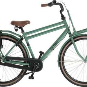 Bimas | Heren Transportfiets Transporter 3.0 28 Inch 50 cm 3V Terugtraprem Matgroen