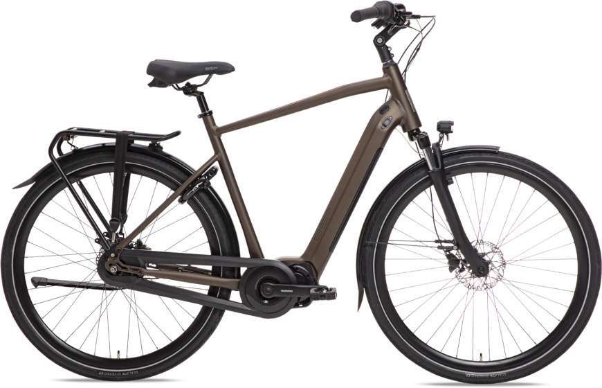 BSP | Elektrische Herenfiets Musa 28 Inch 57 cm 7V Hydraulische schijfrem Donkerbruin