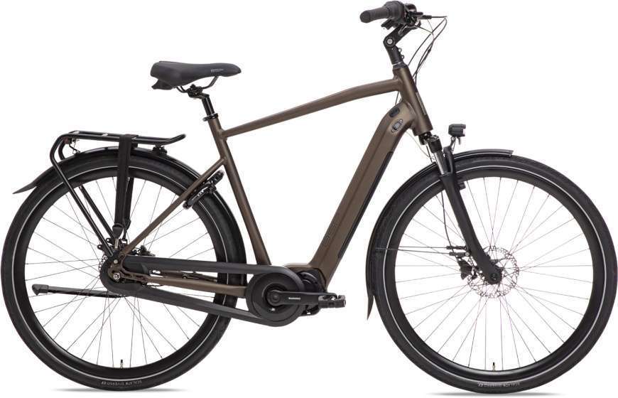 BSP | Elektrische Herenfiets Musa 28 Inch 61 cm 7V Hydraulische schijfrem Donkerbruin
