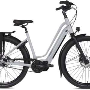 BSP | Elektrische Damesfiets Musa S 28 Inch 47 cm 8V Hydraulische schijfrem Lichtgrijs