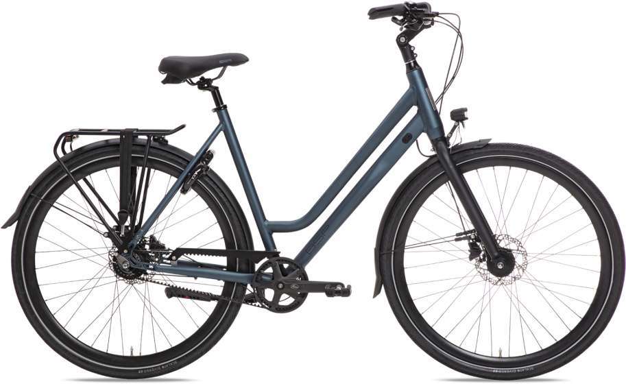 BSP | Dames Stadsfiets Voyager Belt 28 Inch 56 cm 8V Hydraulische schijfrem Hemelsblauw
