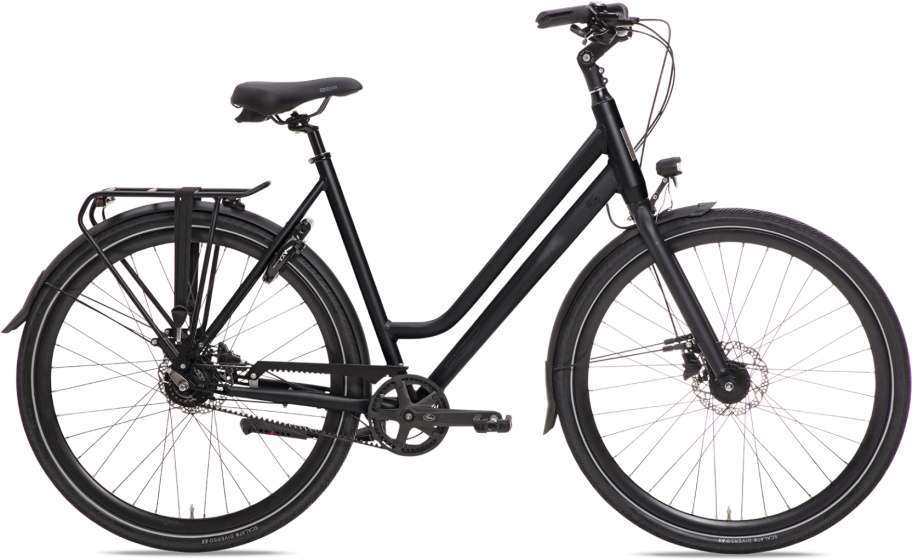 BSP | Dames Stadsfiets Voyager Belt 28 Inch 56 cm 8V Hydraulische schijfrem Zwart