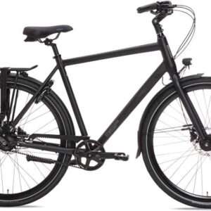 BSP | Herenfiets Stadsfiets Voyager Belt 28 Inch 56 cm 8V Hydraulische schijfrem Zwart