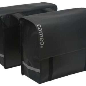 New Looxs | Dubbele fietstas Bisonyl 46L zwart (170.533)