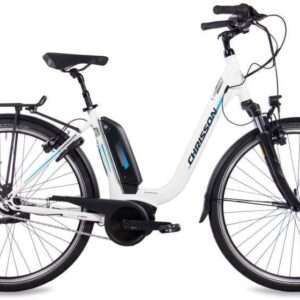 Chrisson | Elektrische Dames Stadsfiets E-Cassiopea 28 Inch 50 cm 7V V-Brakes Matwit