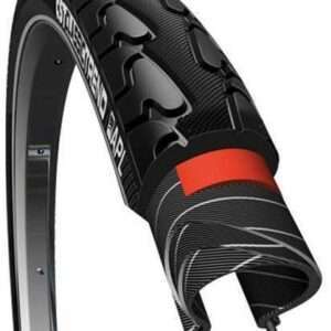 CST | Classic Trend (1mm anti-lek) Zwart met zijreflectie. 26x1,75, ETRTO 47-559