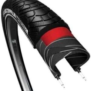 CST | Zeppelin (1mm anti-lek) zwart met reflectie. 28x1.60, ETRTO 42-622