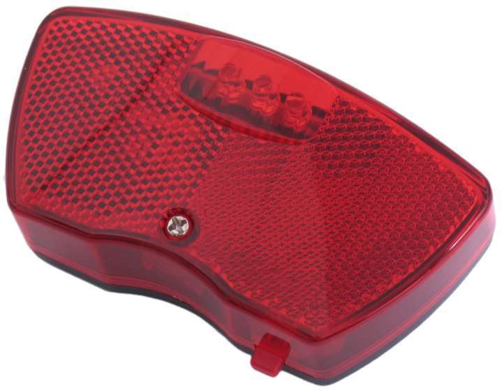 Edge | City Dragerachterlicht 3 led inclusief batterijen Rood