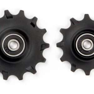 Elvedes | Derailleurwieltjes 12/14 tanden 11/12v zwart 2 stuks