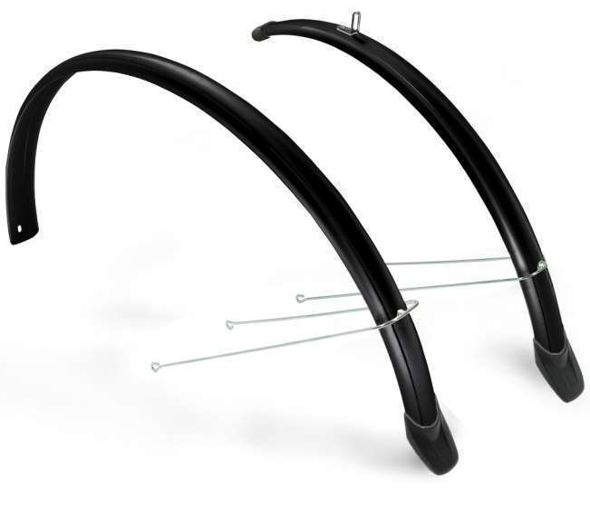 Eurofender | Spatbordenset 26 inch 58 mm zwart