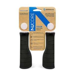 Herrmans | Nucore Tour Wave Handvatten 130 mm ø22 mm Zwart