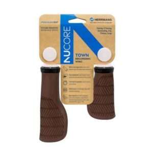 Herrmans | Nucore Town Wave Handvatten 130/90 mm ø22 mm Bruin