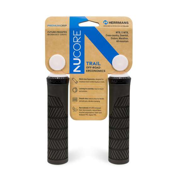 Herrmans | Nucore Trail Wave Handvatten 130 mm ø22 mm Zwart