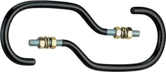 IceToolz | Ophanghaken voor plafond zwart 2 stuks